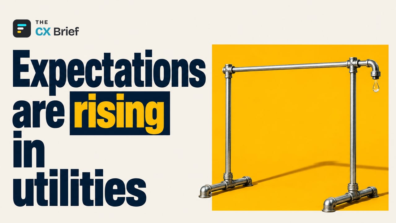 Expectations are rising in utilities — The Customer Experience Revolution in Utilities: How a KPMG Publication Prompts a Rethink of the Sector. A high-jump bar made of water pipe has been raised high.