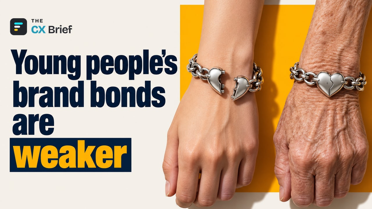 Young people's brand bonds are weaker — Türkiye's most loved brands announced: new leaders in coffee and fuel. Of identical heart-shaped bracelets on a young and an older wrist, the young one's is open and the older one's firmly closed.