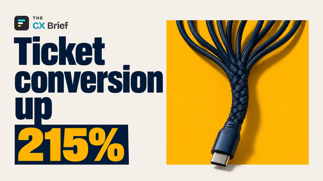 Ticket conversion up 215% — We Lead in Decibels, but Where Do We Rank in Experience? Many separate cables come together in an orderly braid that runs into a single plug.