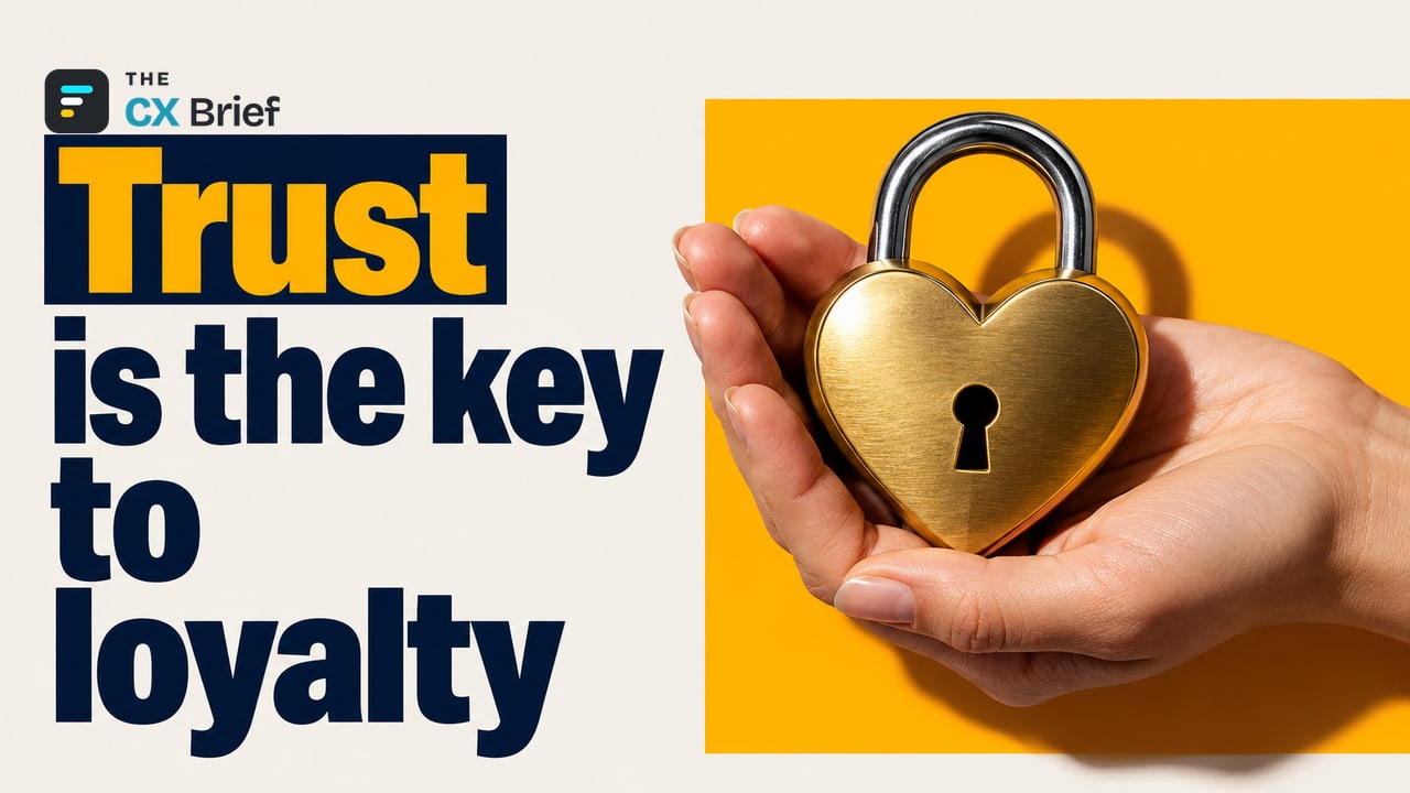 Trust is the key to loyalty — What's the Way to the Turkish Customer's Heart? 4 Surprising Truths from the KPMG Report. A human hand securely cradles a heart-shaped padlock in its palm.
