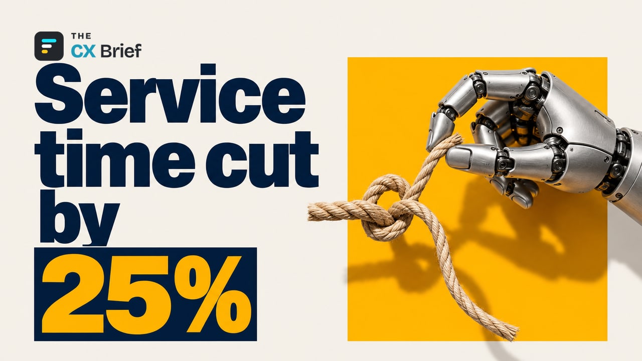 Service time cut by 25% — Wyndham AI and the Quiet Revolution in Hospitality: 25% Faster Customer Service. The fingers of a robotic hand undo a tight knot in a single motion, freeing the rope.